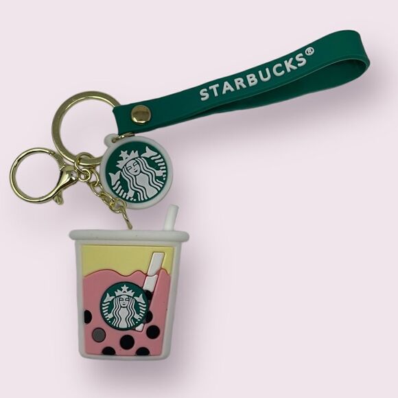 Starbucks Pink Drink Accessories Keychain - Picture 2 of 8